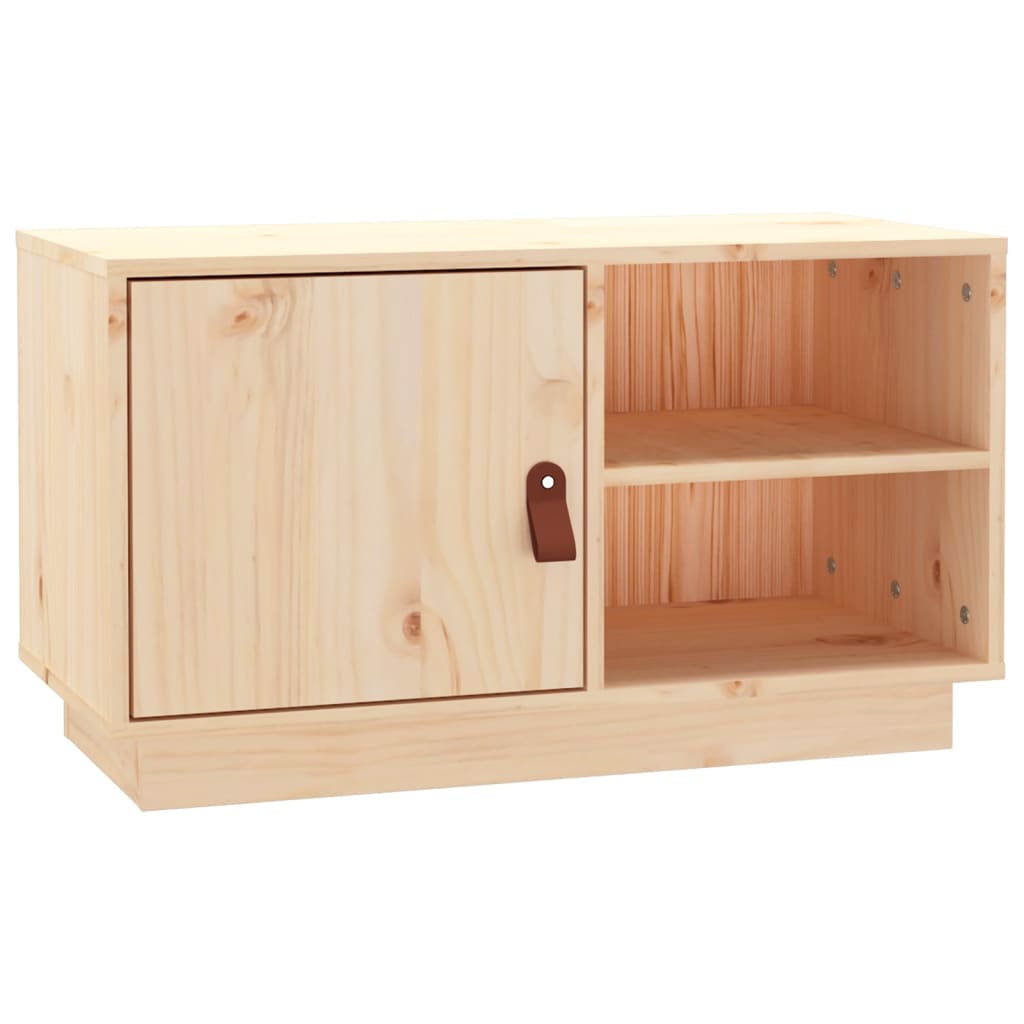 vidaXL Mueble de TV de madera maciza de pino 70x34x40 cm