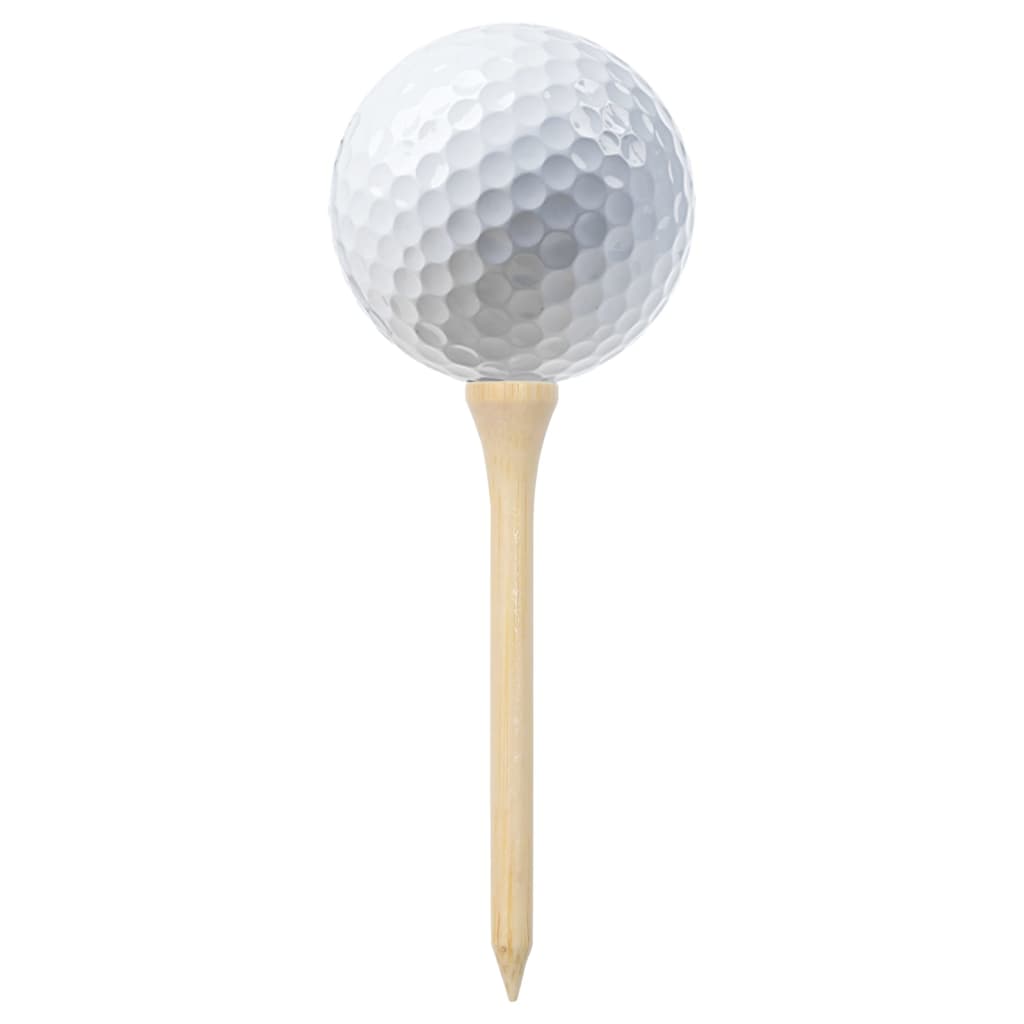 vidaXL Tees de golf 1000 unidades 83 mm bambú