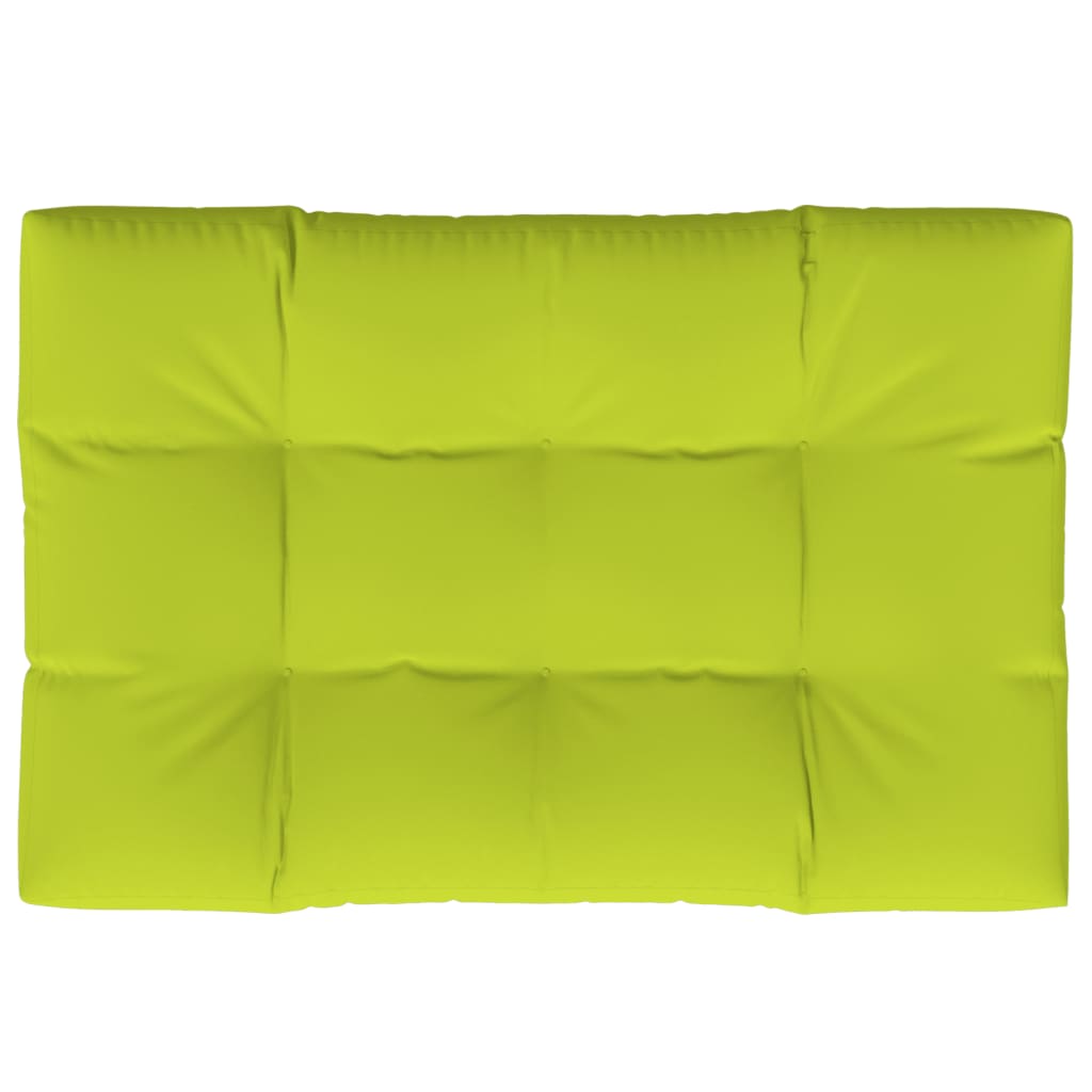 vidaXL Cojín para sofá de palets de tela verde claro 120x80x12 cm