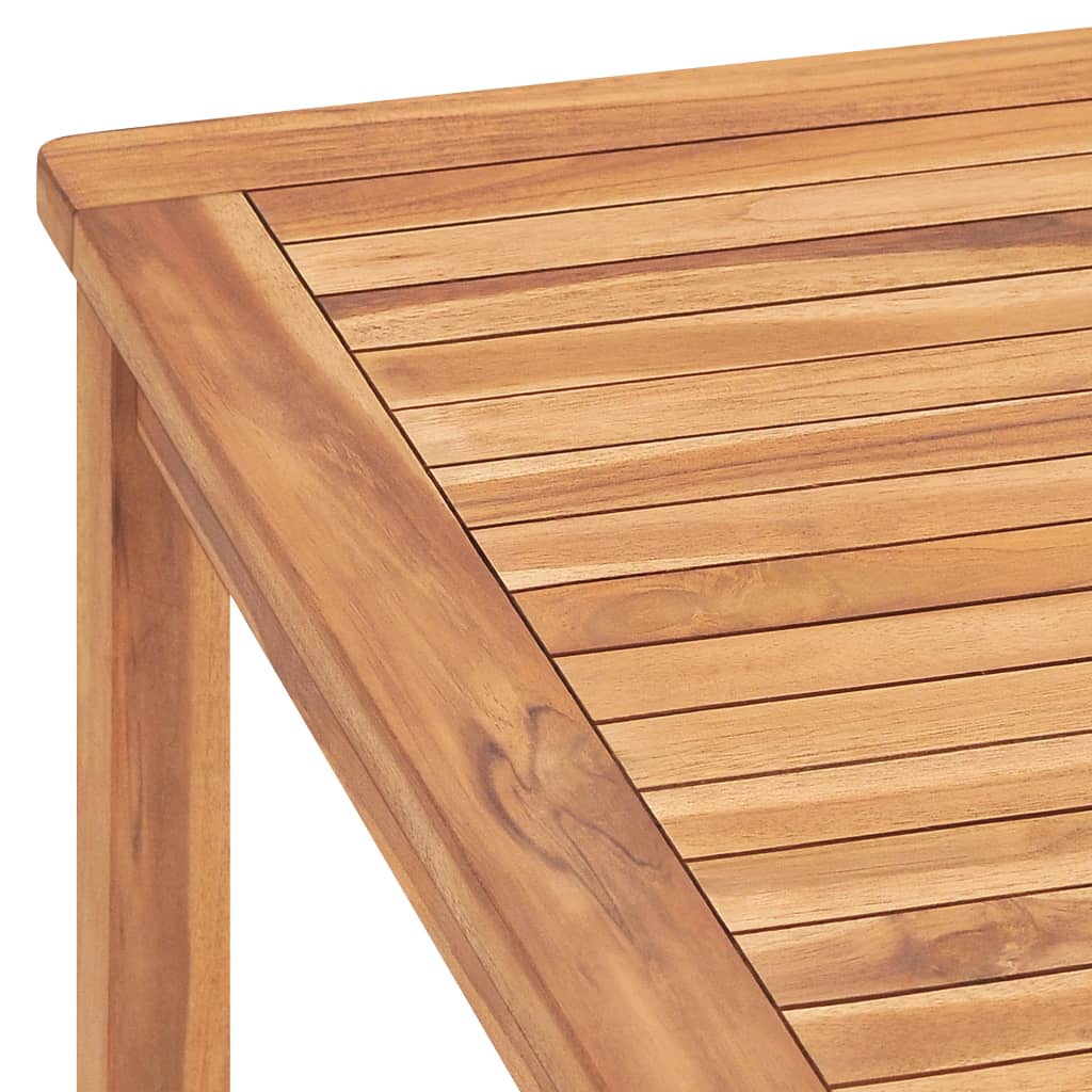 vidaXL Mesa de comedor de jardín madera maciza de teca 180x90x77 cm