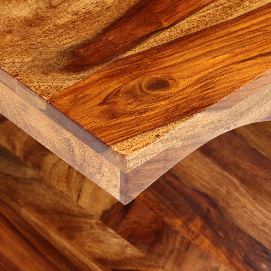 vidaXL Mesa de centro de madera maciza sheesham 90x50x35 cm