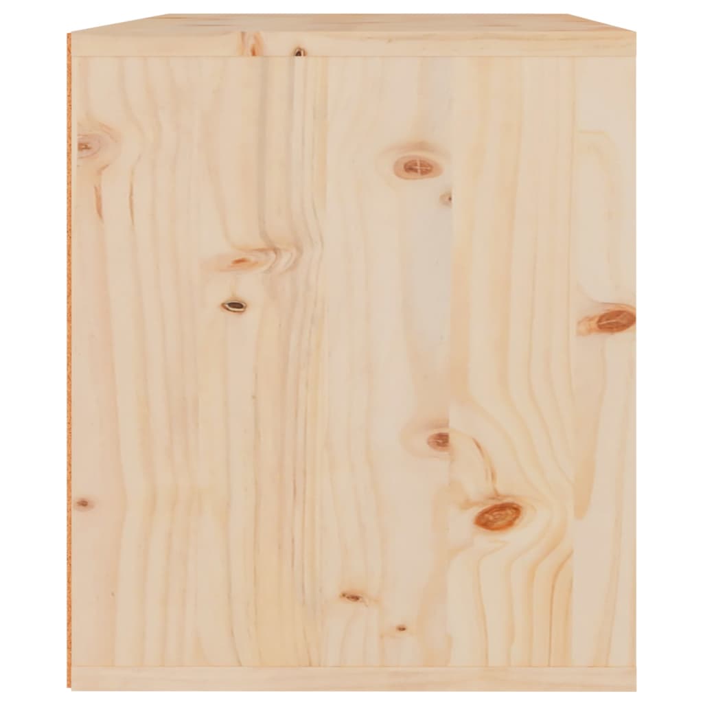 vidaXL Armario de pared de madera maciza de pino 45x30x35 cm
