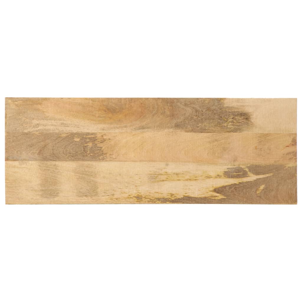 vidaXL Banco de madera maciza de mango 110 cm