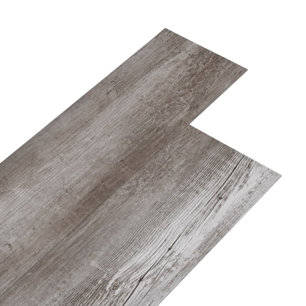 vidaXL Lamas de suelo PVC autoadhesivas marrón madera mate 5,02m² 2mm