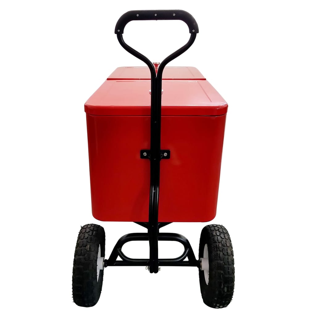AXI Nevera portátil con ruedas color rojo 76 L