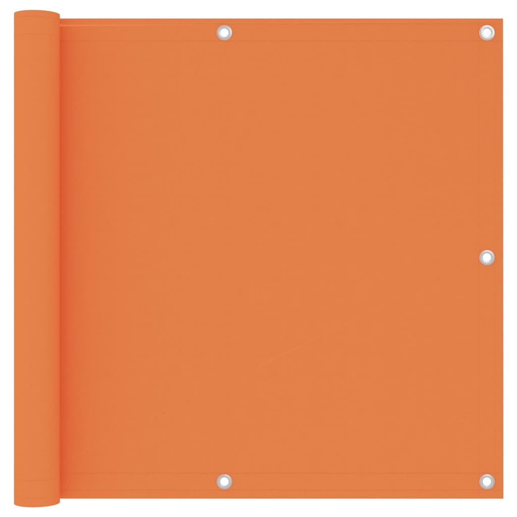 vidaXL Toldo para balcón tela oxford naranja 90x600 cm