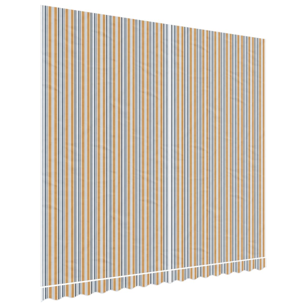 vidaXL Tela de repuesto de toldo rayas de colores 4x3,5 m
