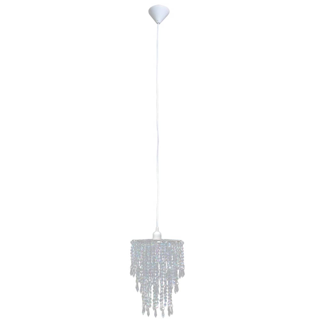 Lámpara colgante elegante con cristales, 22.5 x 30.5 cm