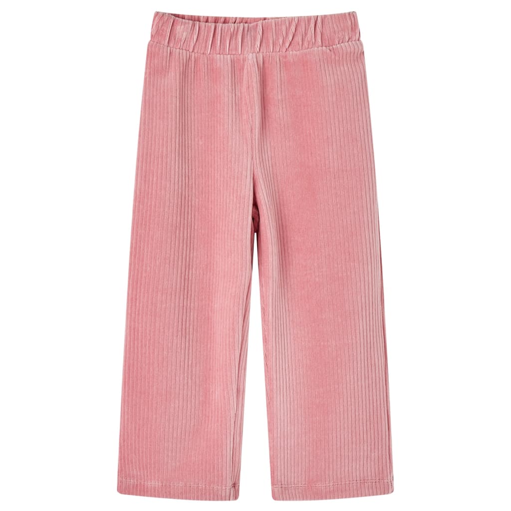 Pantalón infantil pana rosa claro 92