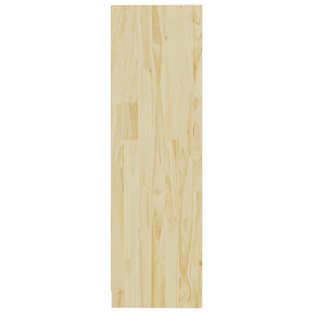 vidaXL Estantería de madera maciza de pino 70x33x110 cm