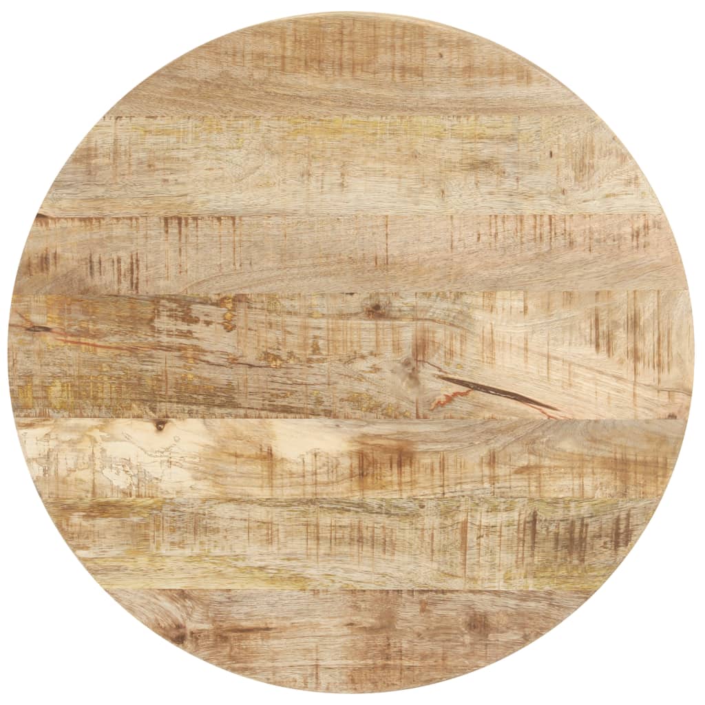vidaXL Mesa de bistró madera de mango rugosa Ø60x76 cm