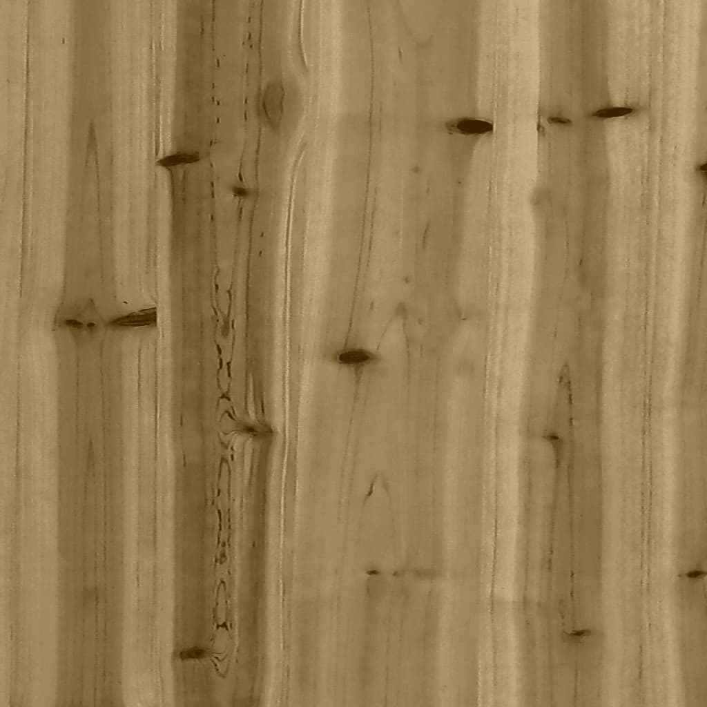 vidaXL Juego de sofás de jardín 9 pzas madera de pino impregnada