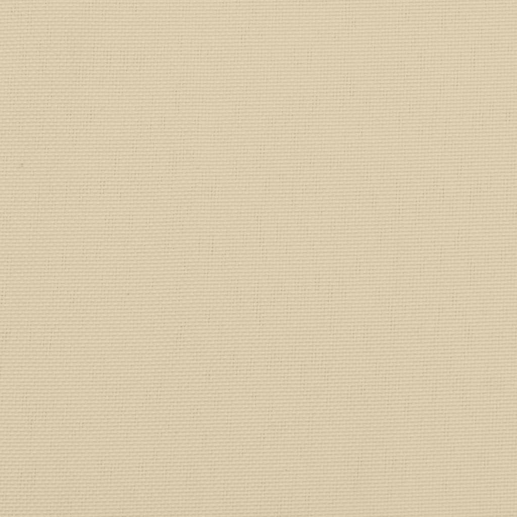 vidaXL Cojines de banco de jardín 2 uds tela Oxford beige 100x50x7 cm