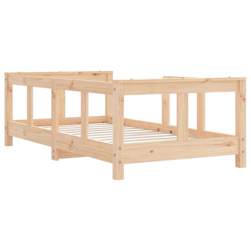 vidaXL Estructura de cama para niños madera maciza de pino 70x140 cm