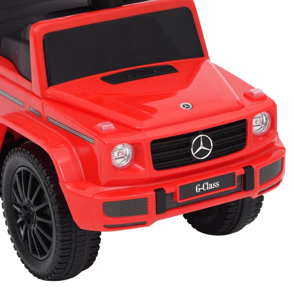 vidaXL Coche de empuje para niños Mercedes Benz G63 rojo