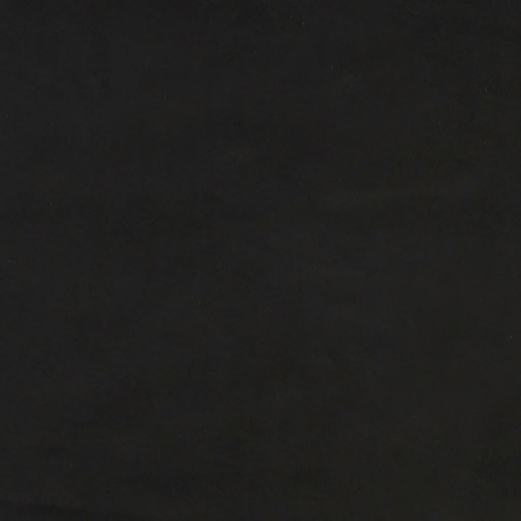 vidaXL Estructura de cama de terciopelo negro 140x190 cm