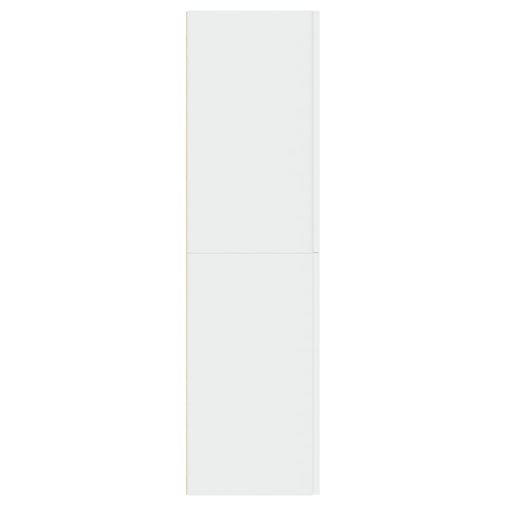 vidaXL Muebles para TV 2 uds contrachapada blanco 30,5x30x110 cm