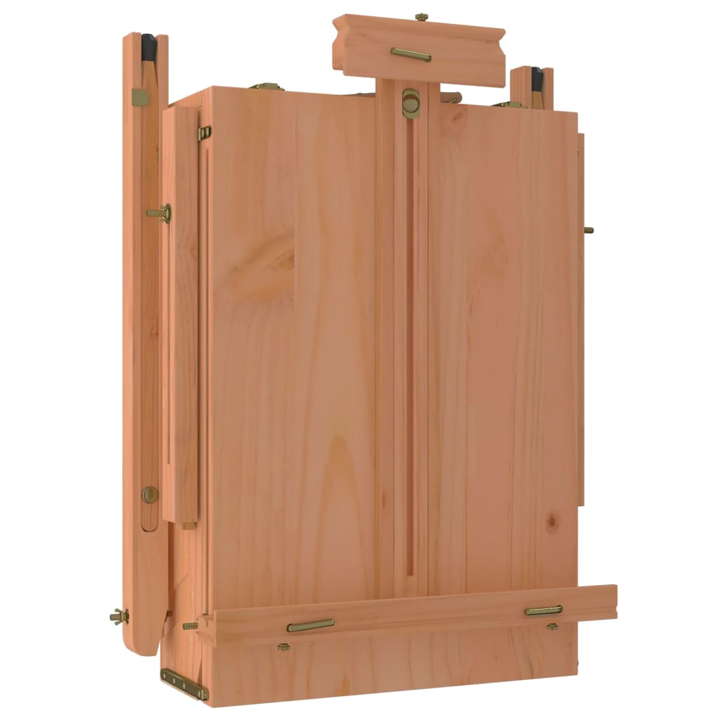 vidaXL Caballete de pintura madera maciza de haya 81x121x173 cm