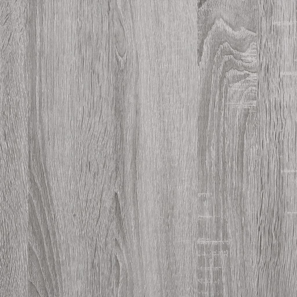 vidaXL Mesita de noche de pared gris Sonoma 50x36x40 cm