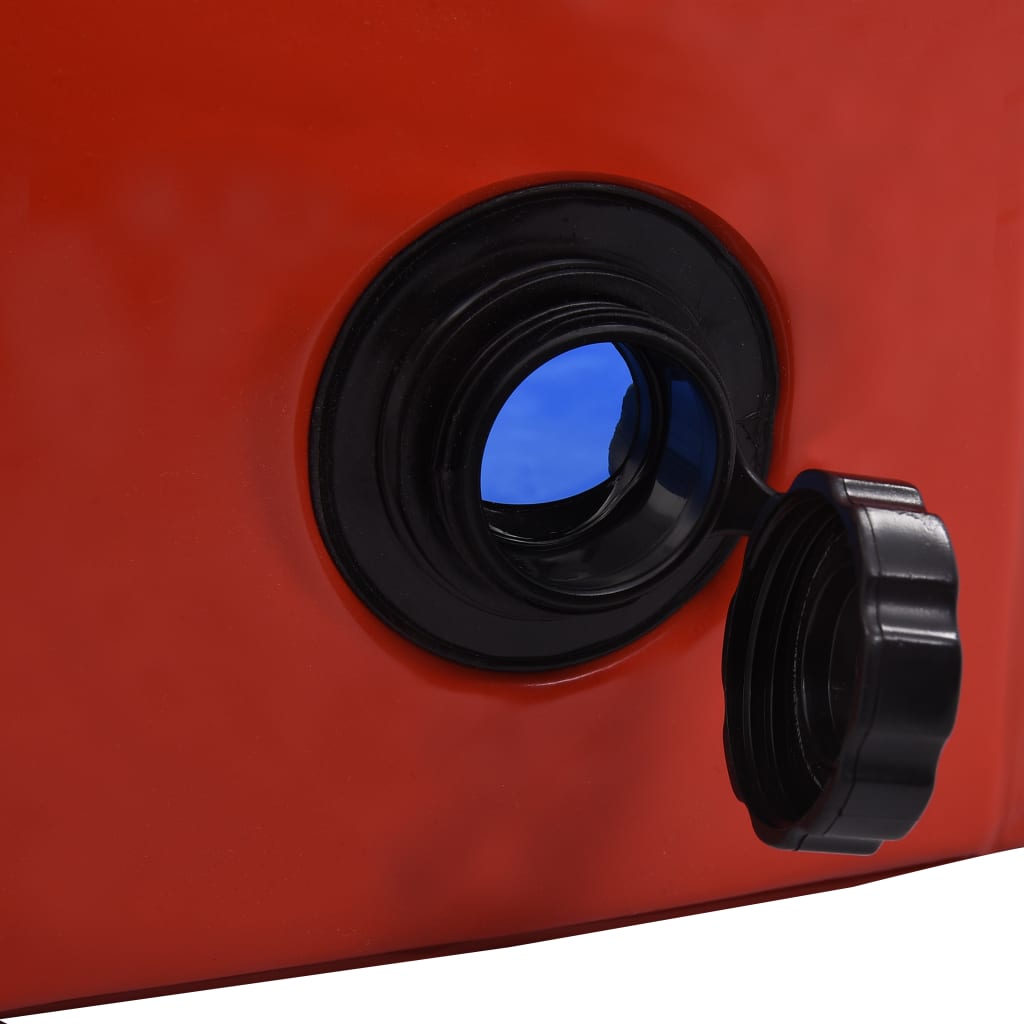 vidaXL Piscina para perros plegable PVC rojo 160x30 cm