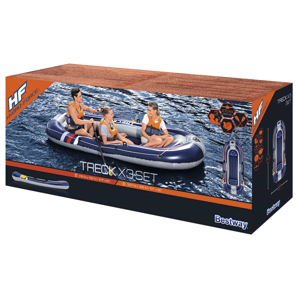 Bestway Bote inflable Hydro-Force Treck X3 307x126 cm