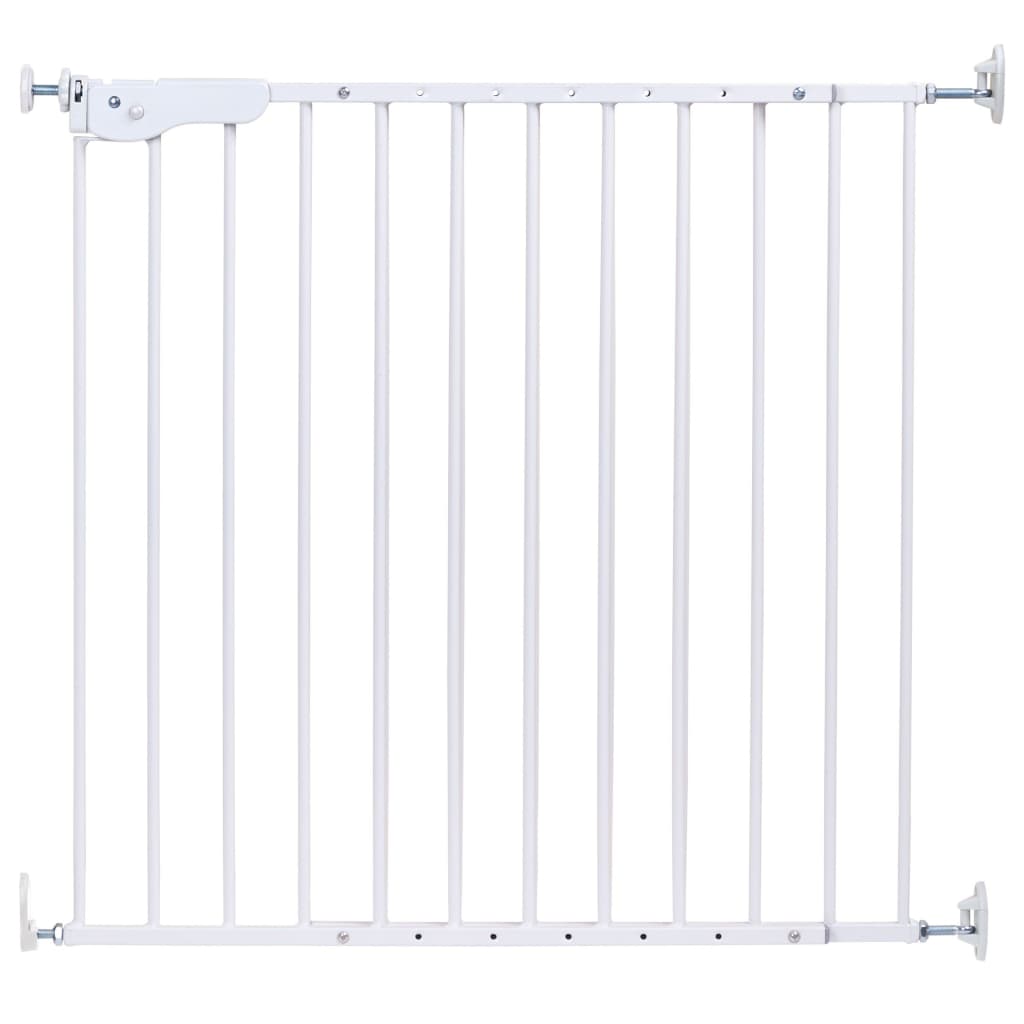 CHILDWOOD Puerta de seguridad Supra metal blanco 75-110 cm