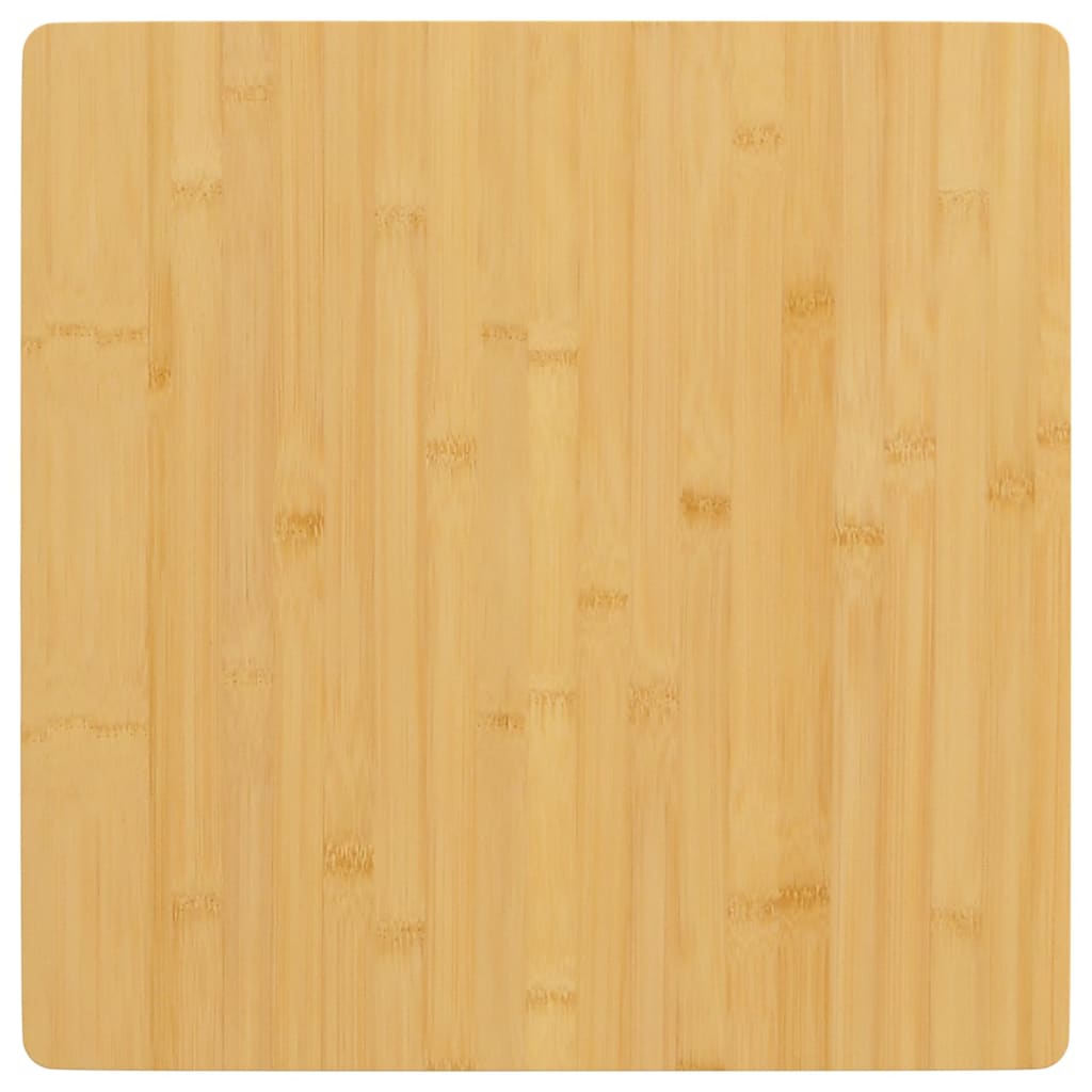 vidaXL Tablero de mesa de bambú 50x50x1,5 cm