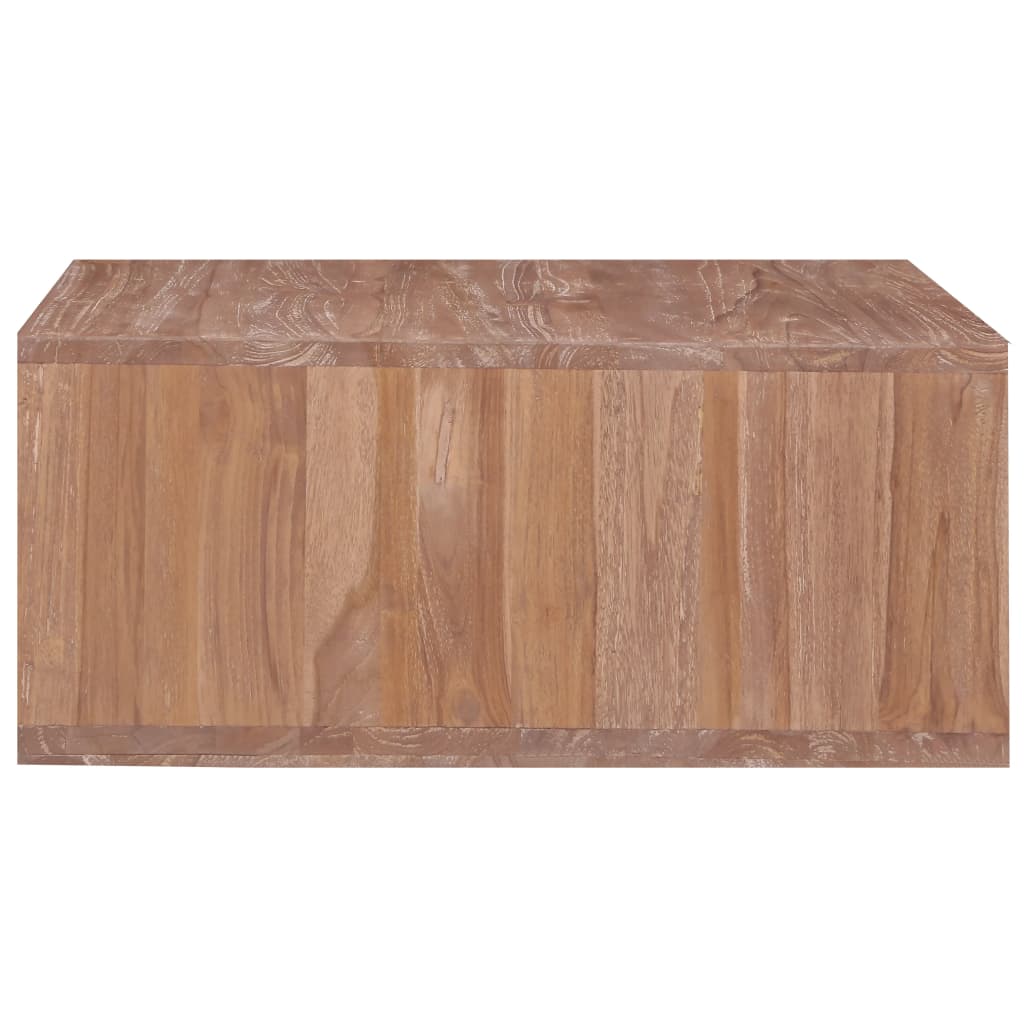 vidaXL Mesa de centro de madera maciza de teca 170x70x30 cm