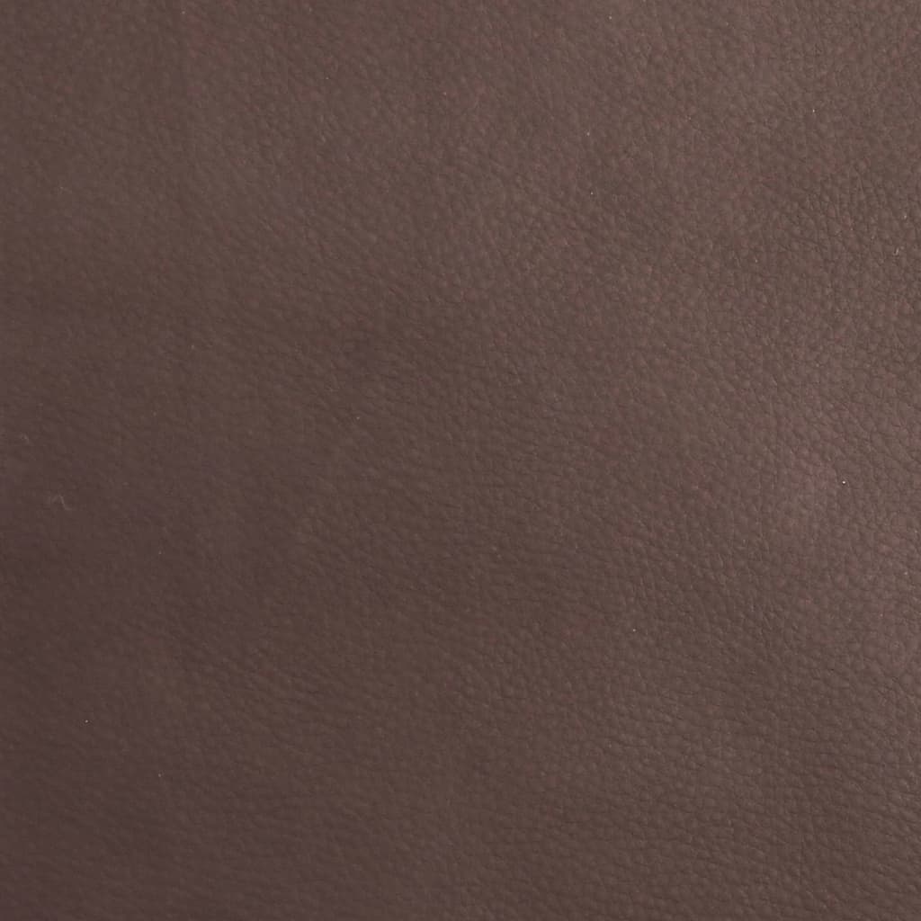 vidaXL Sillón elevable cuero sintético marrón