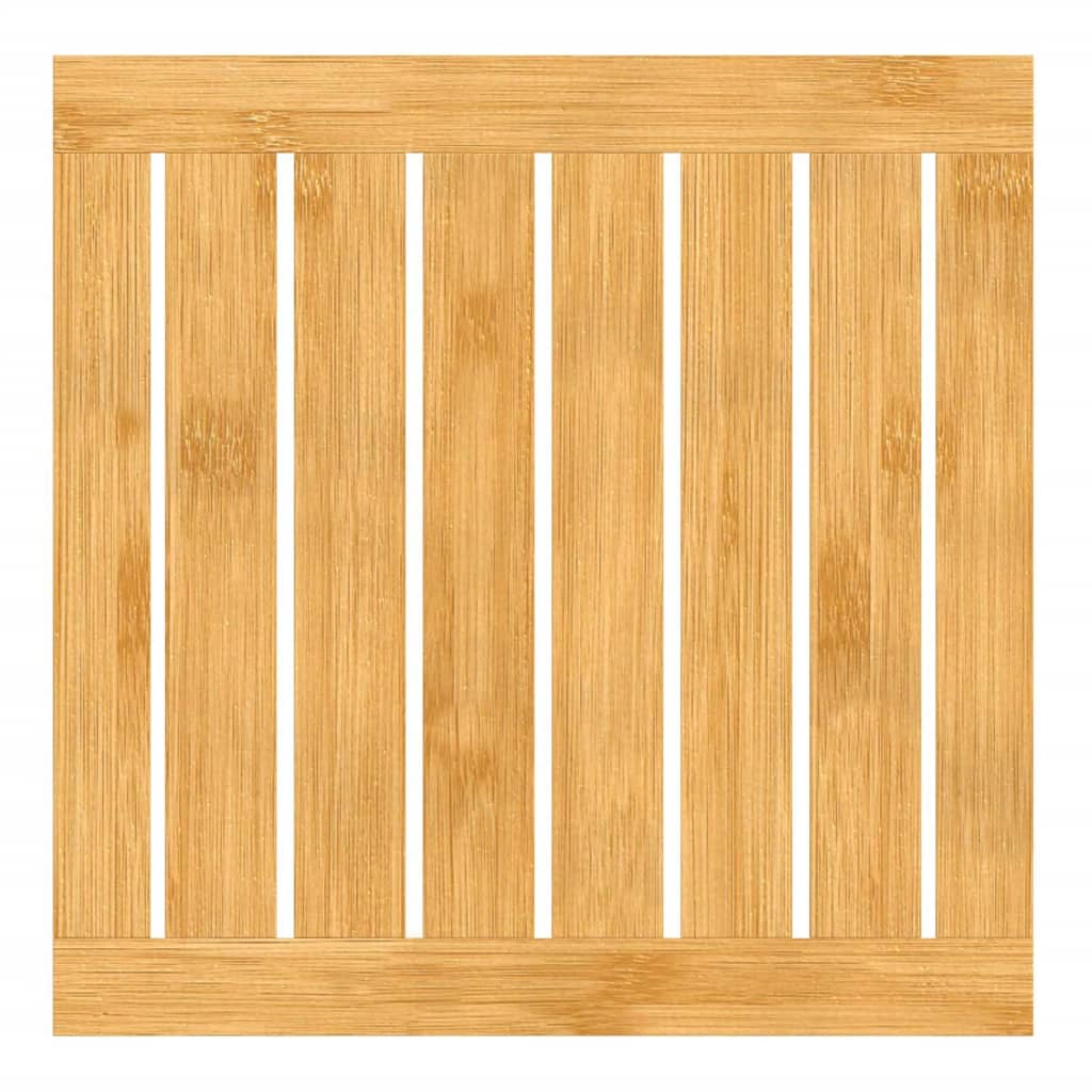 EISL Taburete de baño bambú 35x35x45 cm