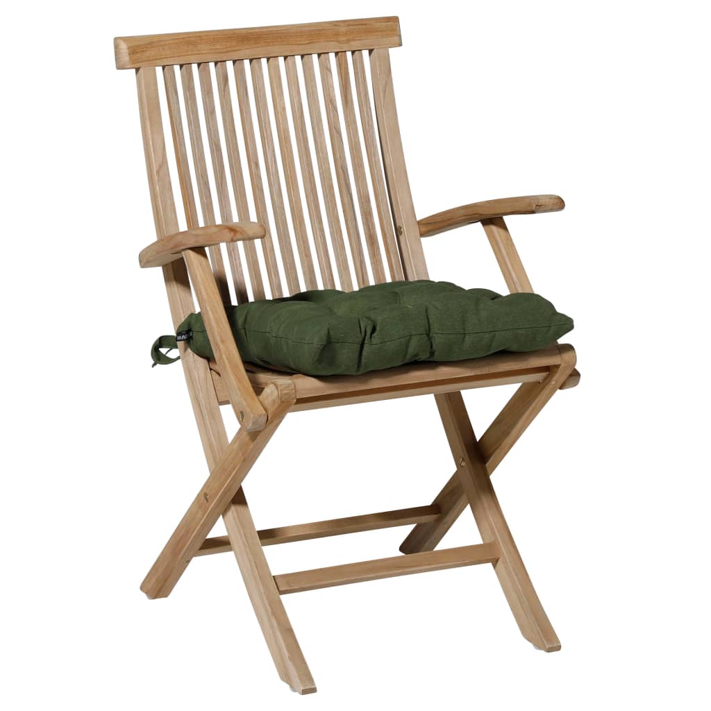 Madison Cojín para silla Panama verde 46x46 cm