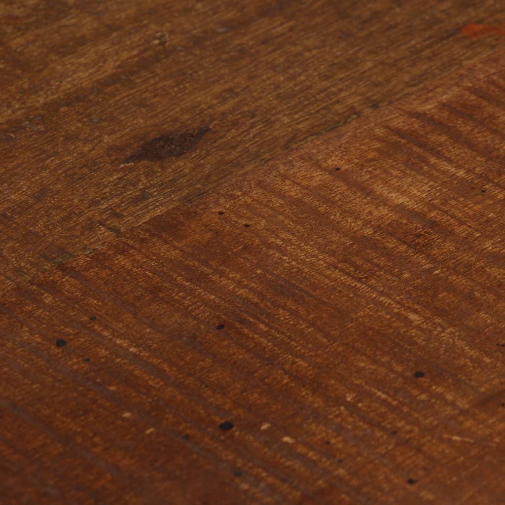 vidaXL Juego de mesa alta y taburetes 5 piezas madera maciza reciclada