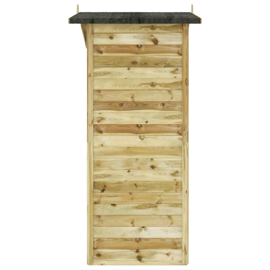 vidaXL Caseta de almacenaje de jardín madera de pino