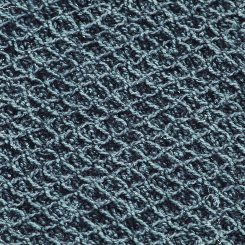 vidaXL Manta de algodón añil 220x250 cm