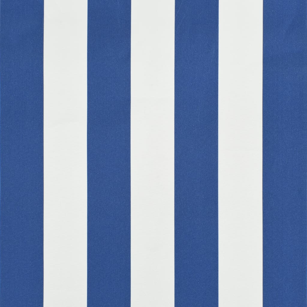 vidaXL Toldo retráctil 200x150 cm azul y blanco