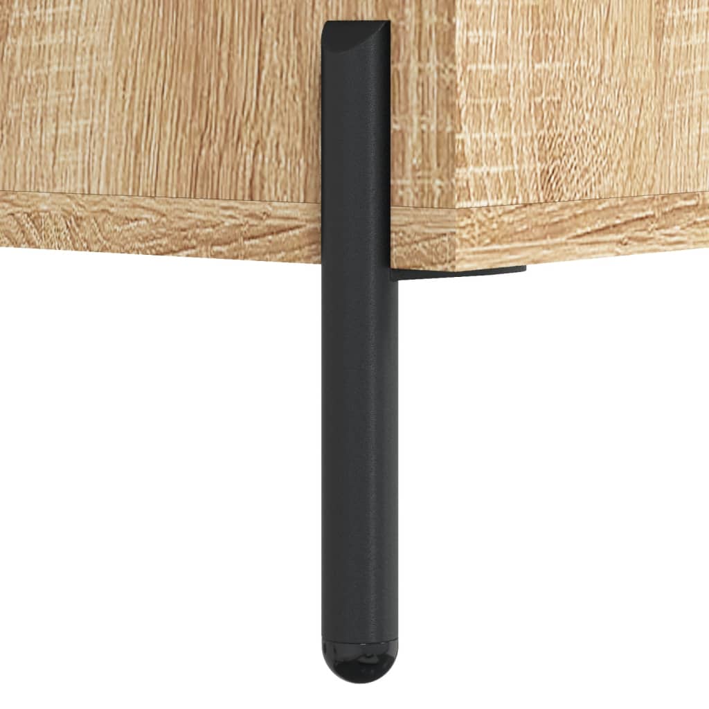 vidaXL Mesita de noche madera de ingeniería roble Sonoma 40x35x47,5 cm