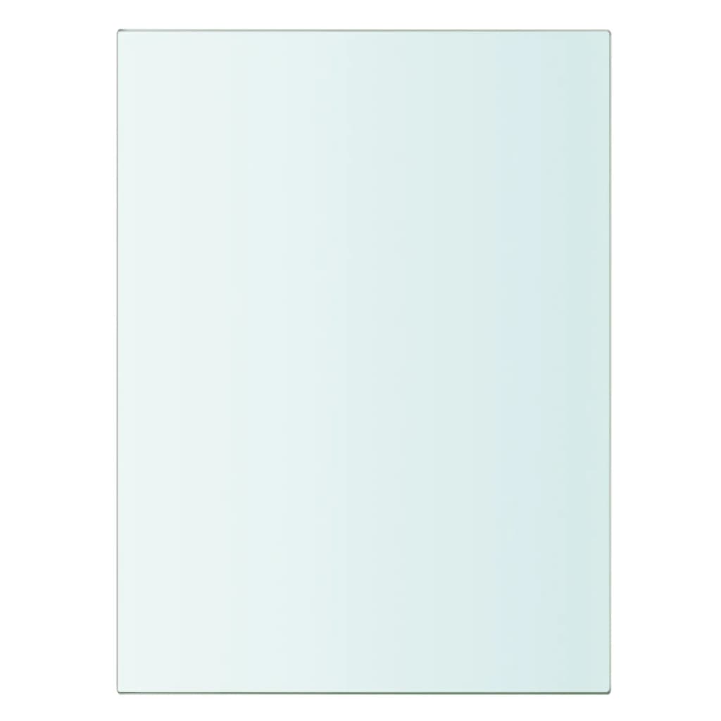 vidaXL Panel de estante vidrio claro 20x15 cm