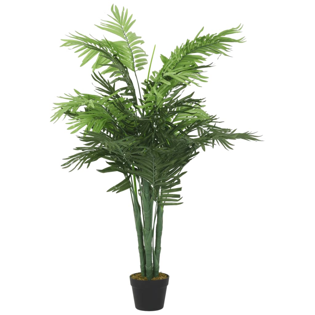 vidaXL Palmera artificial con 18 hojas verde 80 cm