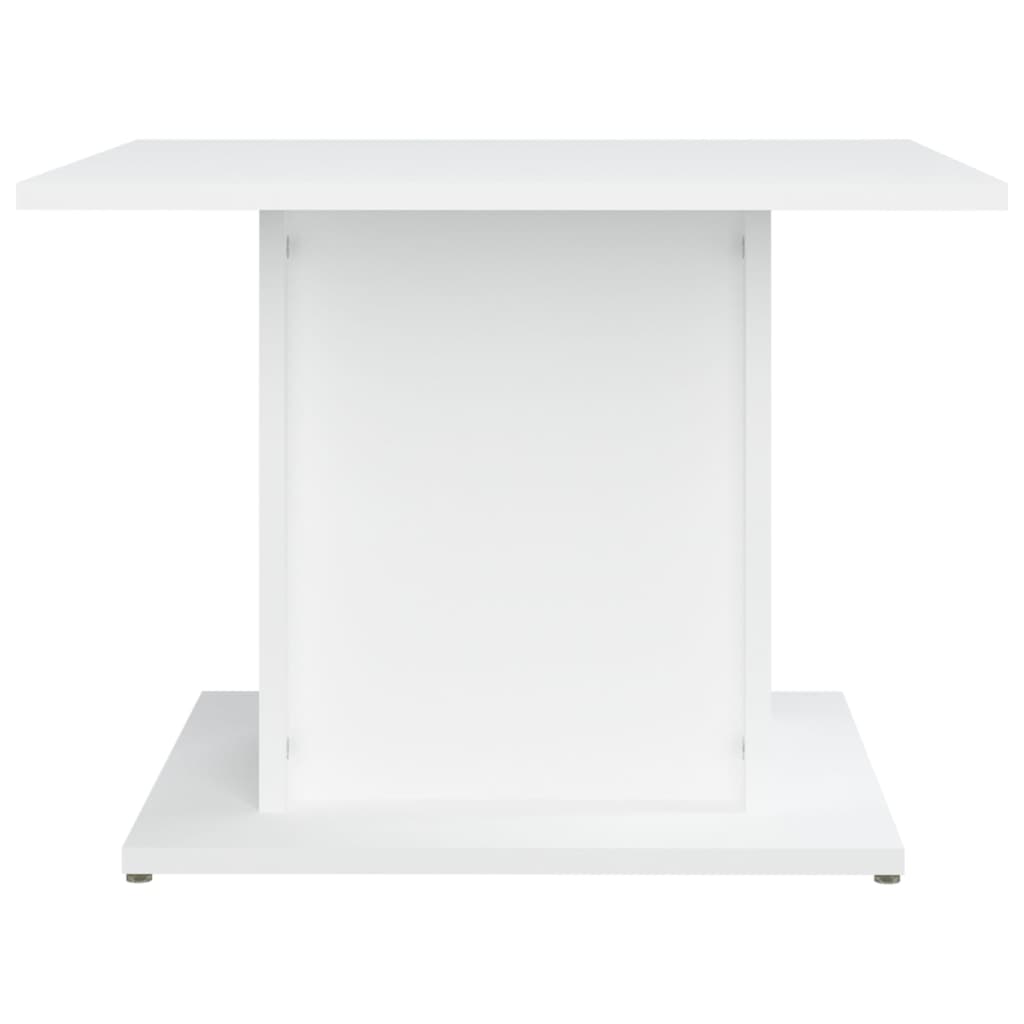 vidaXL Mesa de centro madera de ingeniería blanca 55,5x55,5x40 cm