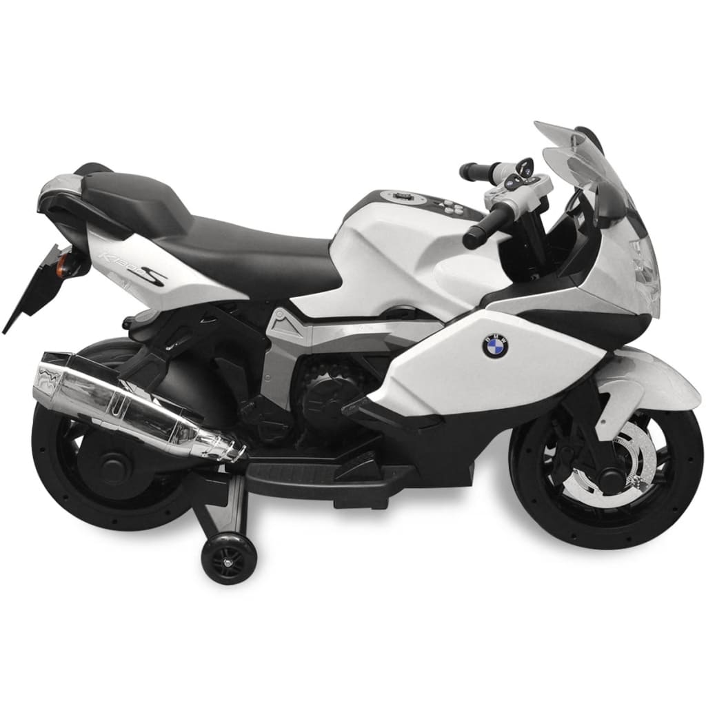 Moto eléctrica de juguete color blanca, modelo BMW 283 6 V