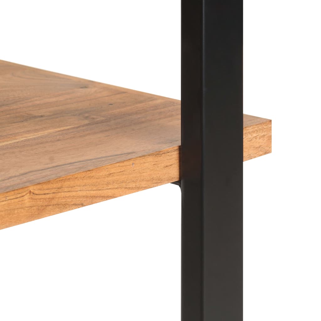 vidaXL Estantería de 4 niveles madera maciza de acacia 80x40x180 cm