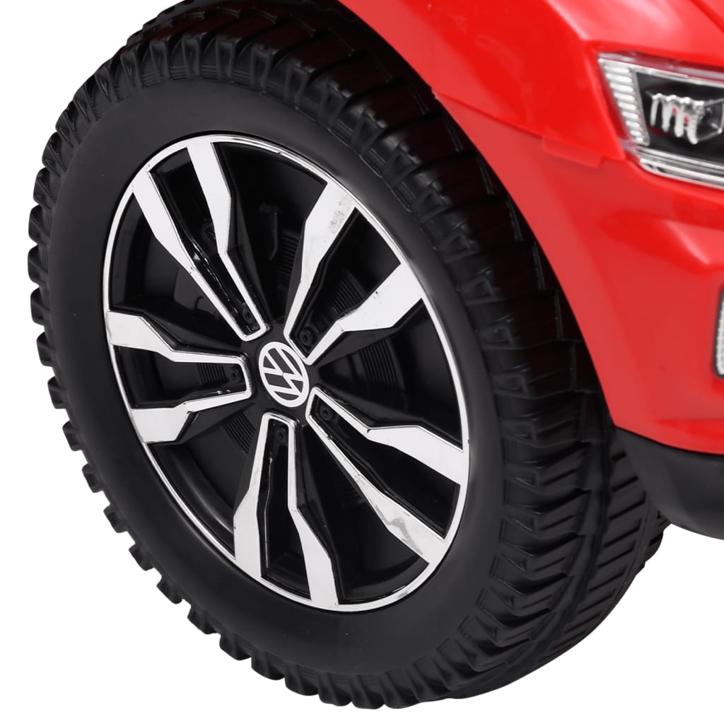 vidaXL Coche correpasillos Volkswagen T-Roc rojo