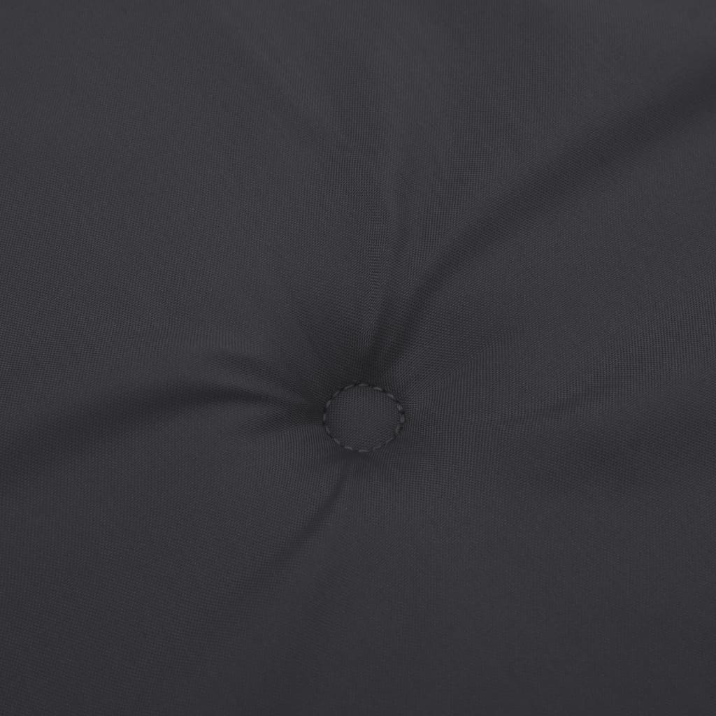 vidaXL Cojín de banco de jardín tela Oxford negro 150x50x3 cm