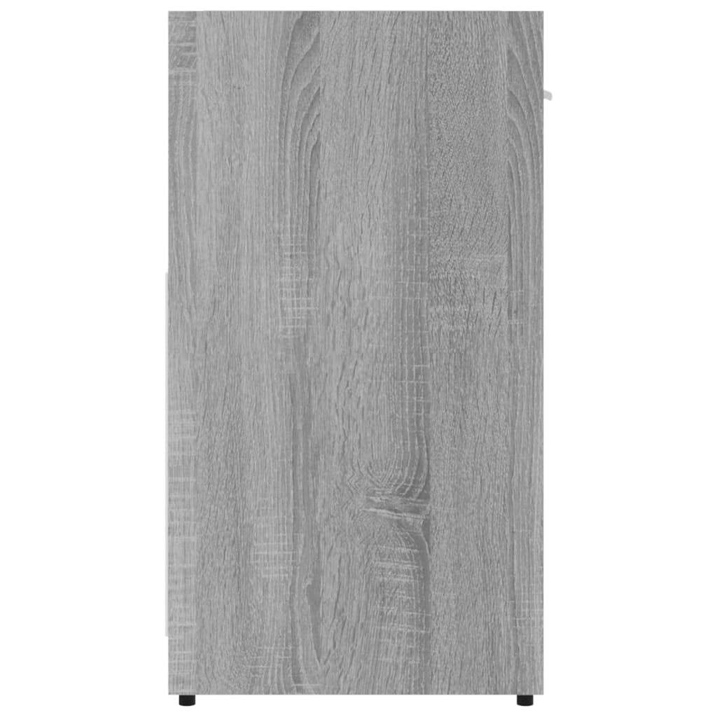 vidaXL Armario de baño madera contrachapada gris Sonoma 60x33x60 cm