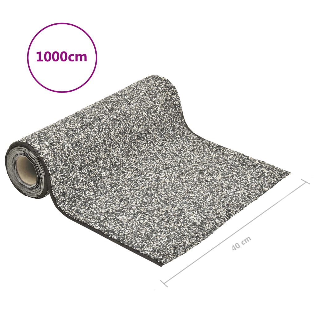 vidaXL Lámina de piedra gris 1000x40 cm