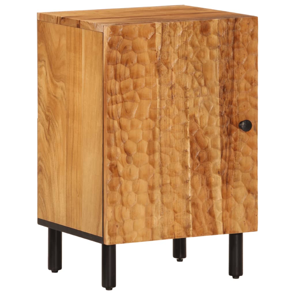 vidaXL Conjunto de armarios de baño 4 piezas madera maciza de acacia