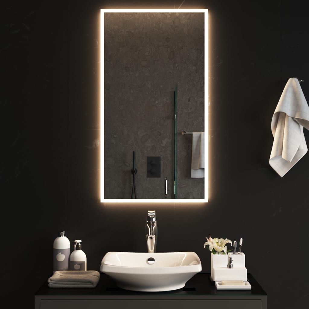 vidaXL Espejo de baño con LED 50x90 cm