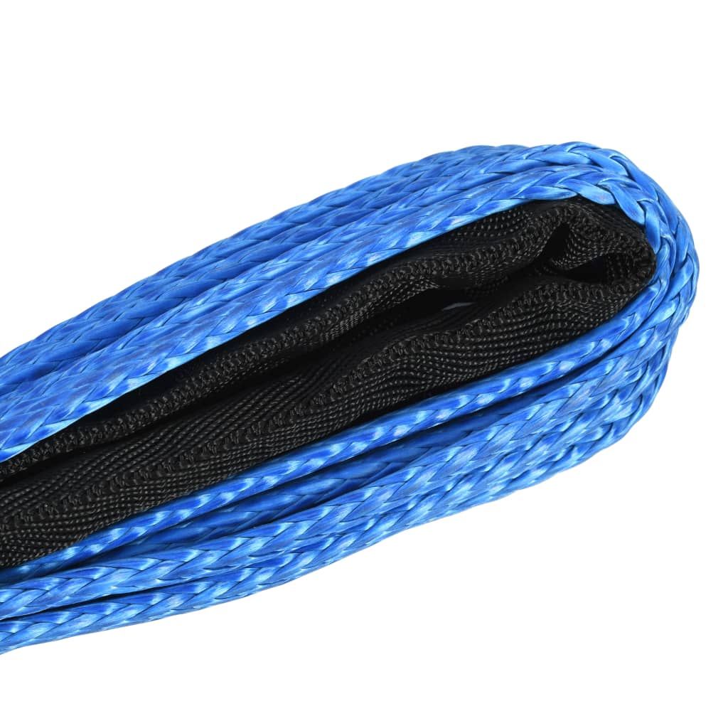 vidaXL Cable de cabrestante azul 5 mm x 9 m