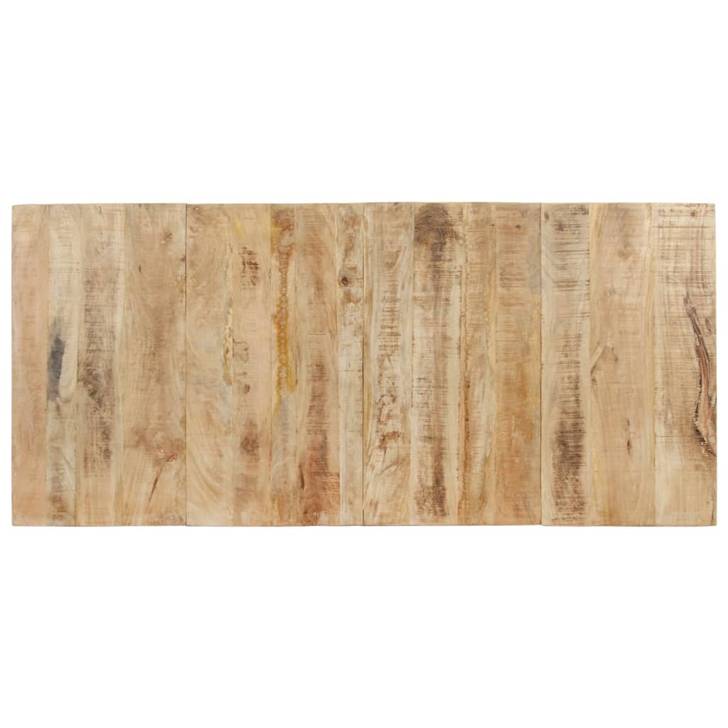 vidaXL Mesa de comedor madera de mango rugosa 200x90x76 cm