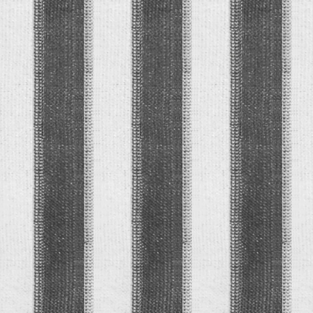 vidaXL Persiana enrollable 120x140 cm a rayas gris antracita y blanca